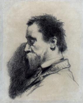 讓 弗朗索瓦 米勒 Portrait Of A Man Said To Be Leopold Desbrosses